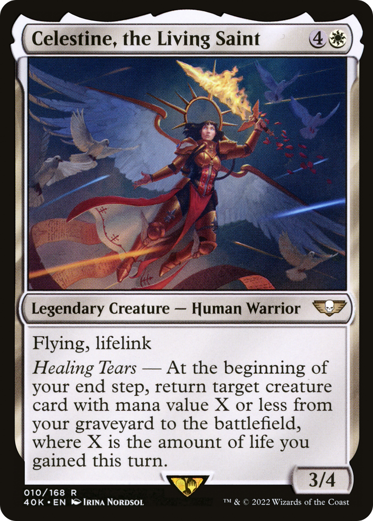 Celestine, the Living Saint [Universes Beyond: Warhammer 40,000] | Grognard Games