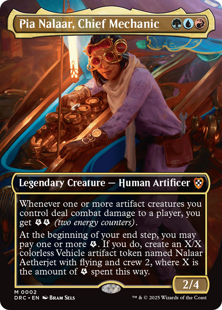 Pia Nalaar, Chief Mechanic (Borderless) [Aetherdrift Commander] | Grognard Games