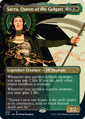 Savra, Queen of the Golgari (Borderless) [Secret Lair Drop Series] | Grognard Games