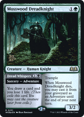 Mosswood Dreadknight // Dread Whispers [Wilds of Eldraine Prerelease Promos] | Grognard Games