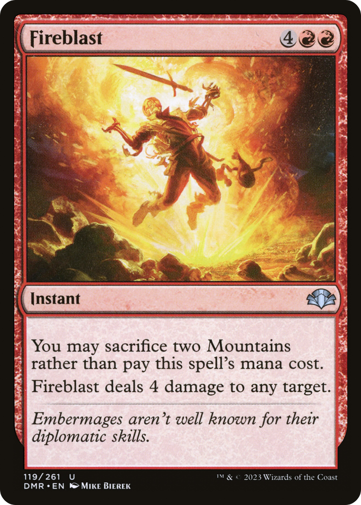 Fireblast [Dominaria Remastered] | Grognard Games