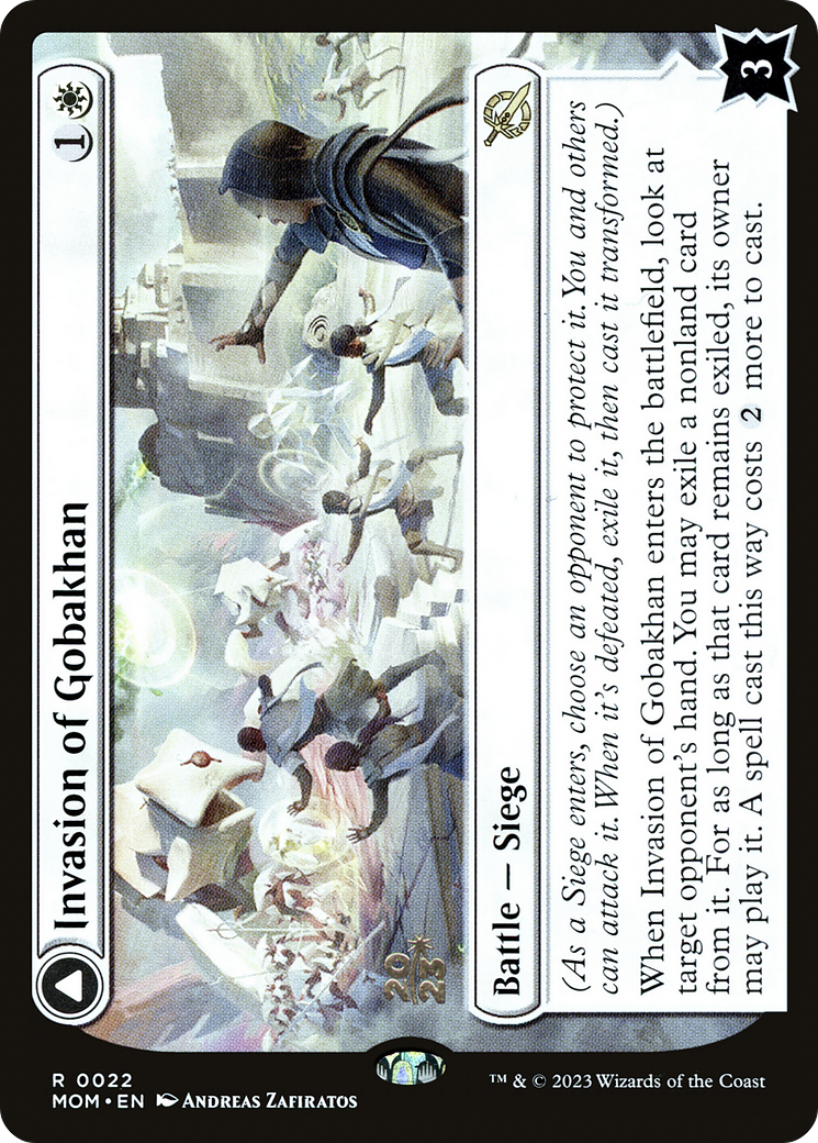 Invasion of Gobakhan // Lightshield Array [March of the Machine Prerelease Promos] | Grognard Games