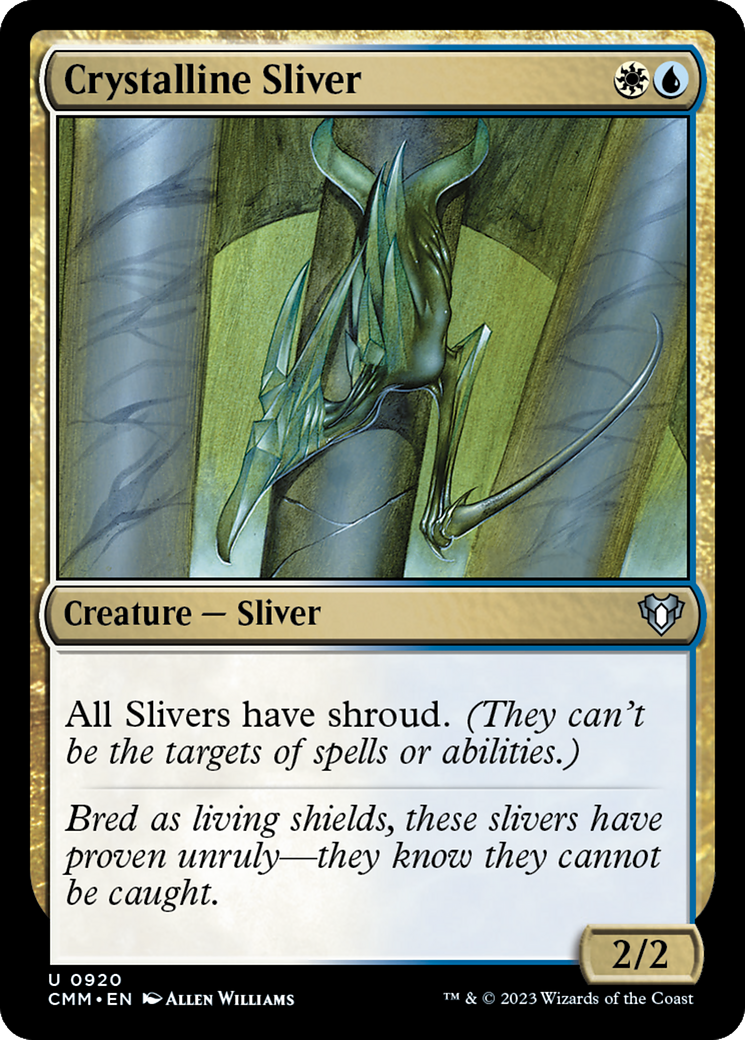 Crystalline Sliver [Commander Masters] | Grognard Games