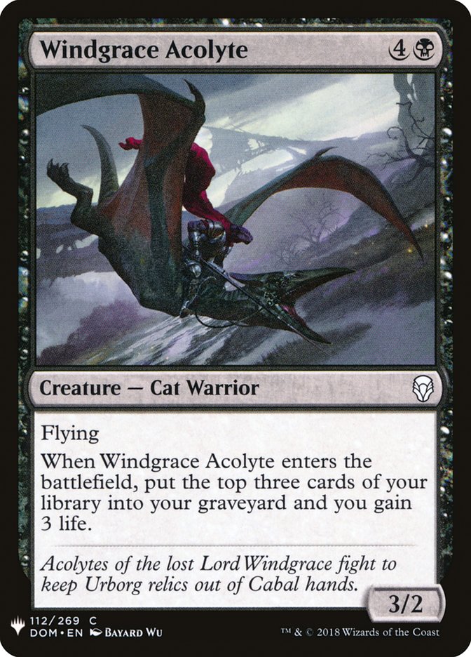 Windgrace Acolyte [Mystery Booster] | Grognard Games