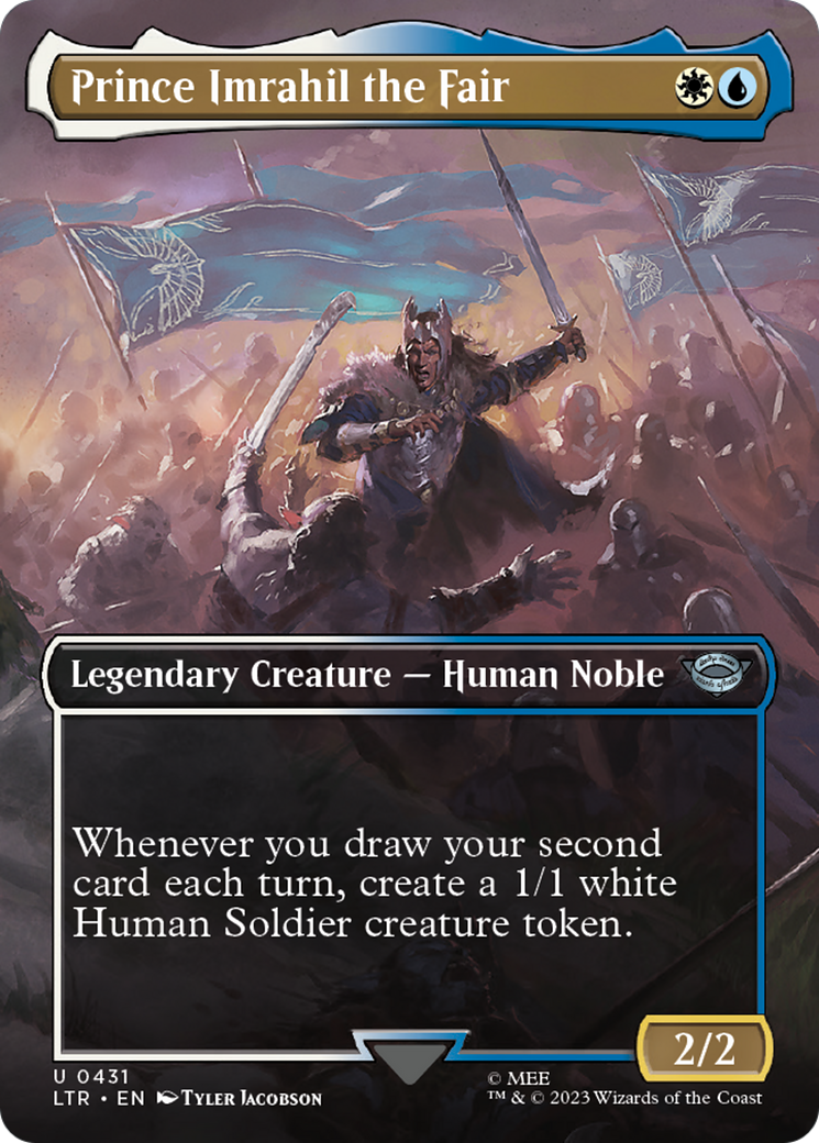 Prince Imrahil the Fair (Borderless Alternate Art) [The Lord of the Rings: Tales of Middle-Earth] | Grognard Games