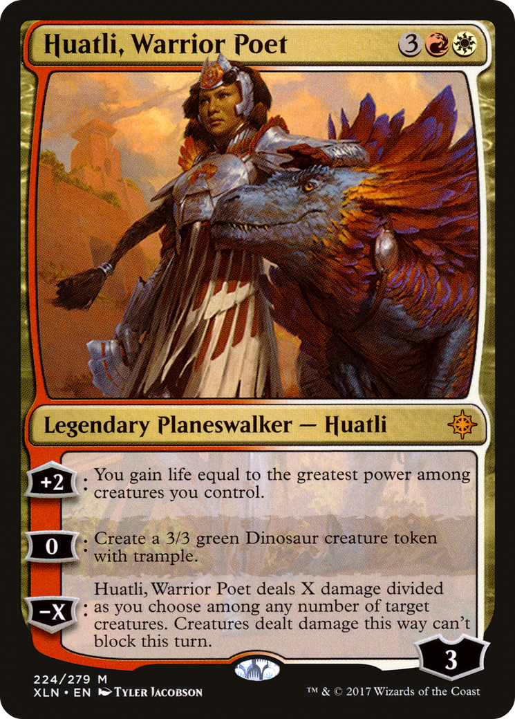 Huatli, Warrior Poet [Ixalan] | Grognard Games