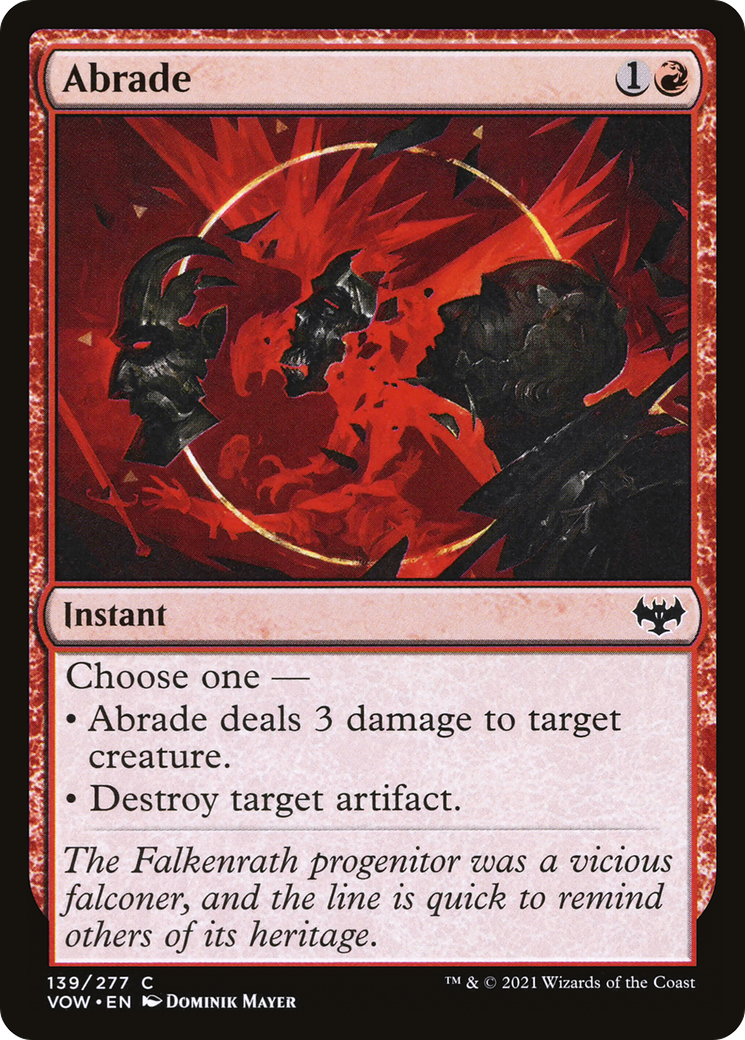 Abrade [Innistrad: Crimson Vow] | Grognard Games