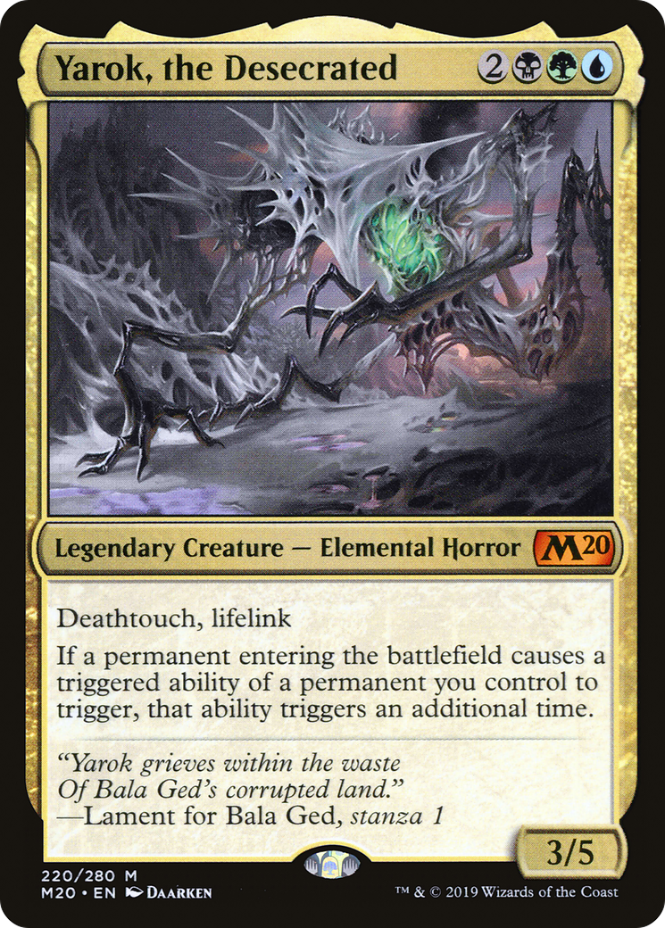 Yarok, the Desecrated [Core Set 2020] | Grognard Games