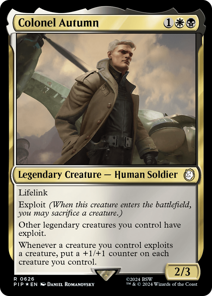 Colonel Autumn (Surge Foil) [Fallout] | Grognard Games