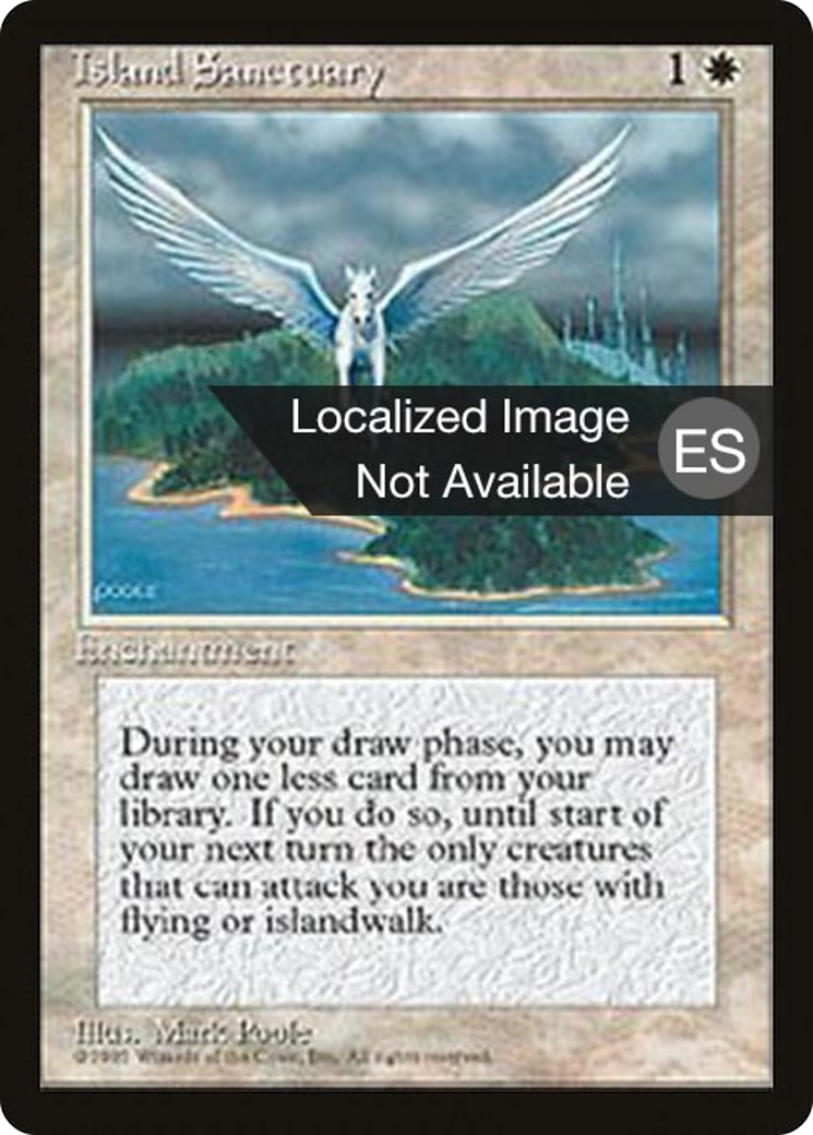 Island Sanctuary [Fourth Edition (Foreign Black Border)] | Grognard Games