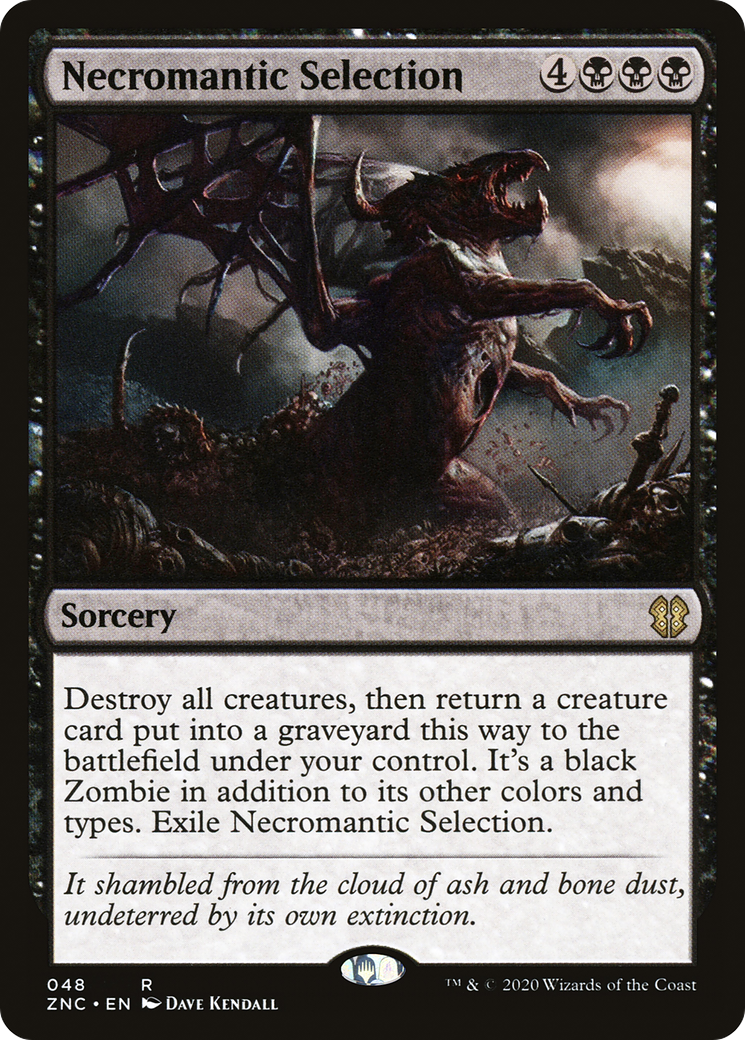 Necromantic Selection [Zendikar Rising Commander] | Grognard Games