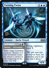 Twining Twins // Swift Spiral [Wilds of Eldraine Prerelease Promos] | Grognard Games