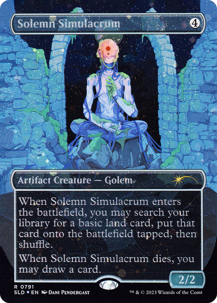 Solemn Simulacrum (0791) (Galaxy Foil) [Secret Lair Drop Series] | Grognard Games