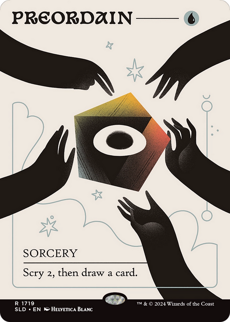 Preordain (SLD-1719) - Secret Lair Drop (Borderless) Foil | Grognard Games
