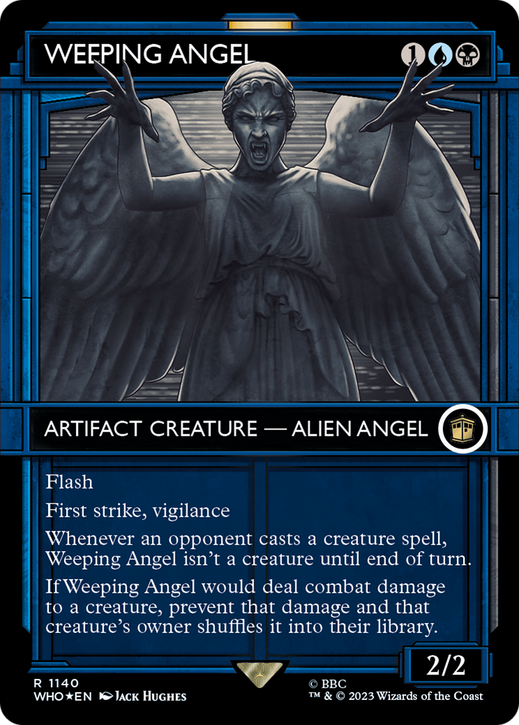 Weeping Angel (Showcase) (Surge Foil) [Doctor Who] | Grognard Games