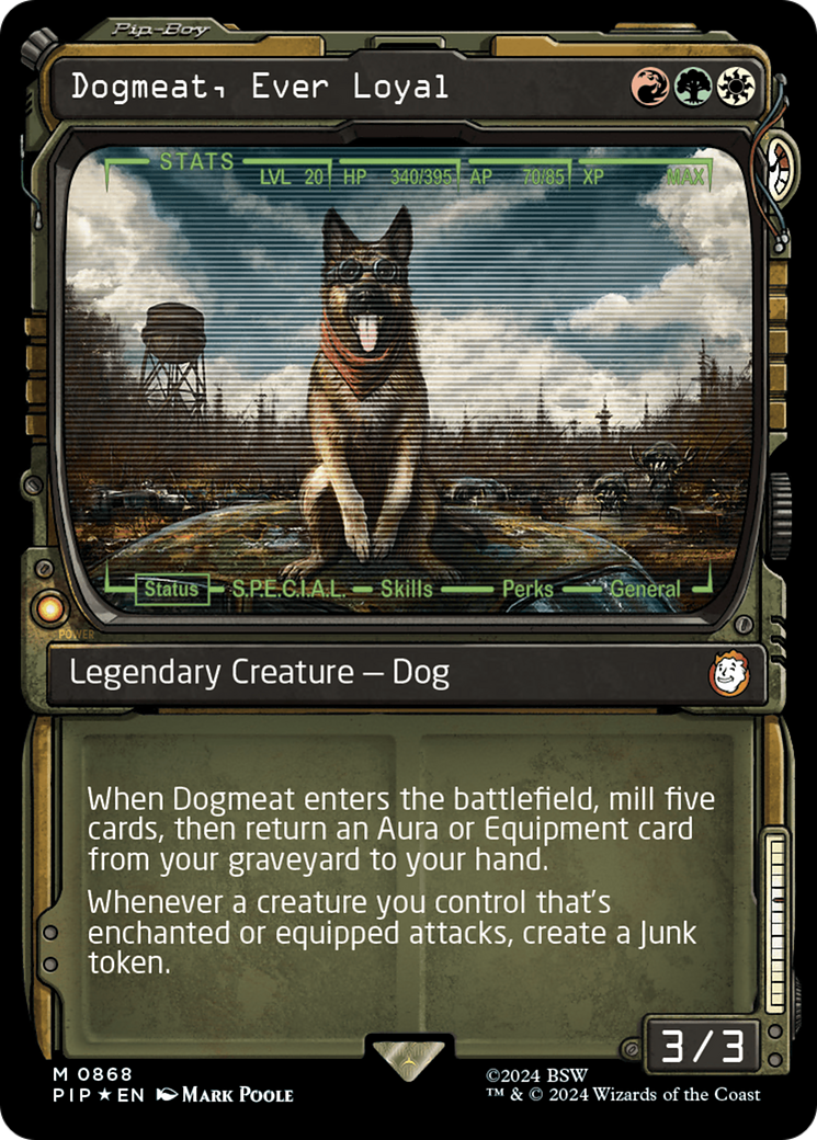 Dogmeat, Ever Loyal (Showcase) (Surge Foil) [Fallout] | Grognard Games