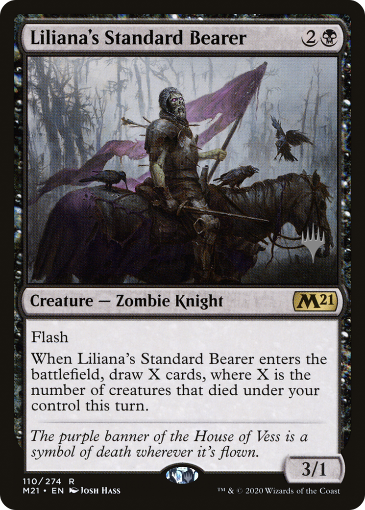 Liliana's Standard Bearer (Promo Pack) [Core Set 2021 Promos] | Grognard Games