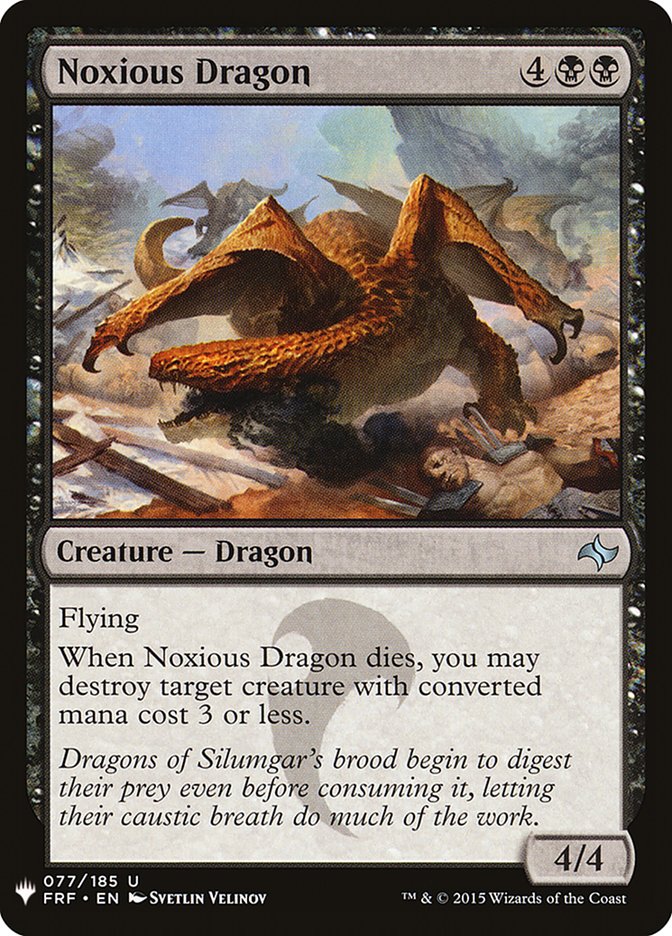 Noxious Dragon [Mystery Booster] | Grognard Games