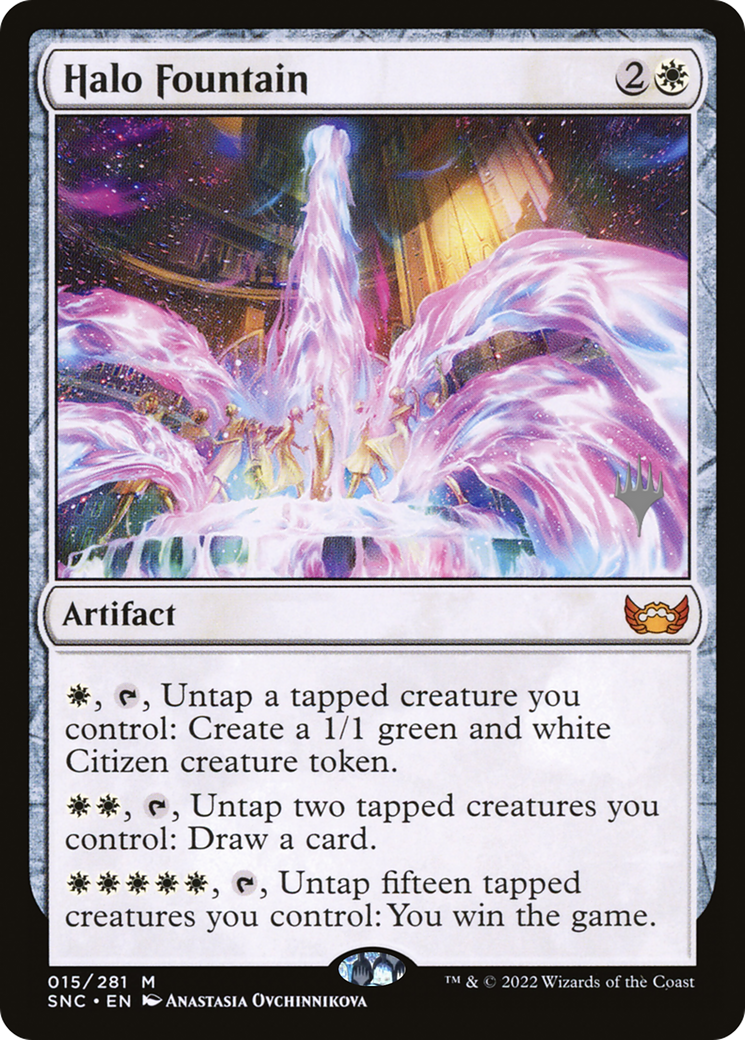Halo Fountain (Promo Pack) [Streets of New Capenna Promos] | Grognard Games