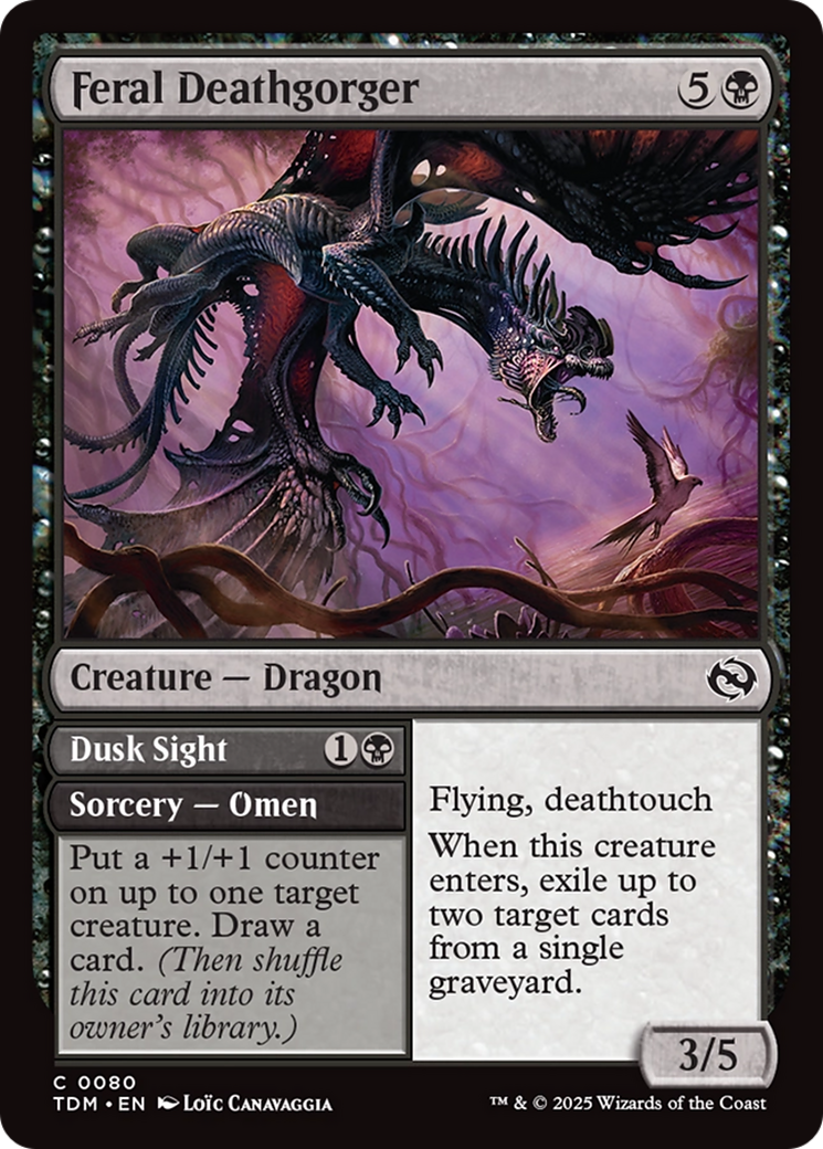 Feral Deathgorger [Tarkir: Dragonstorm] | Grognard Games