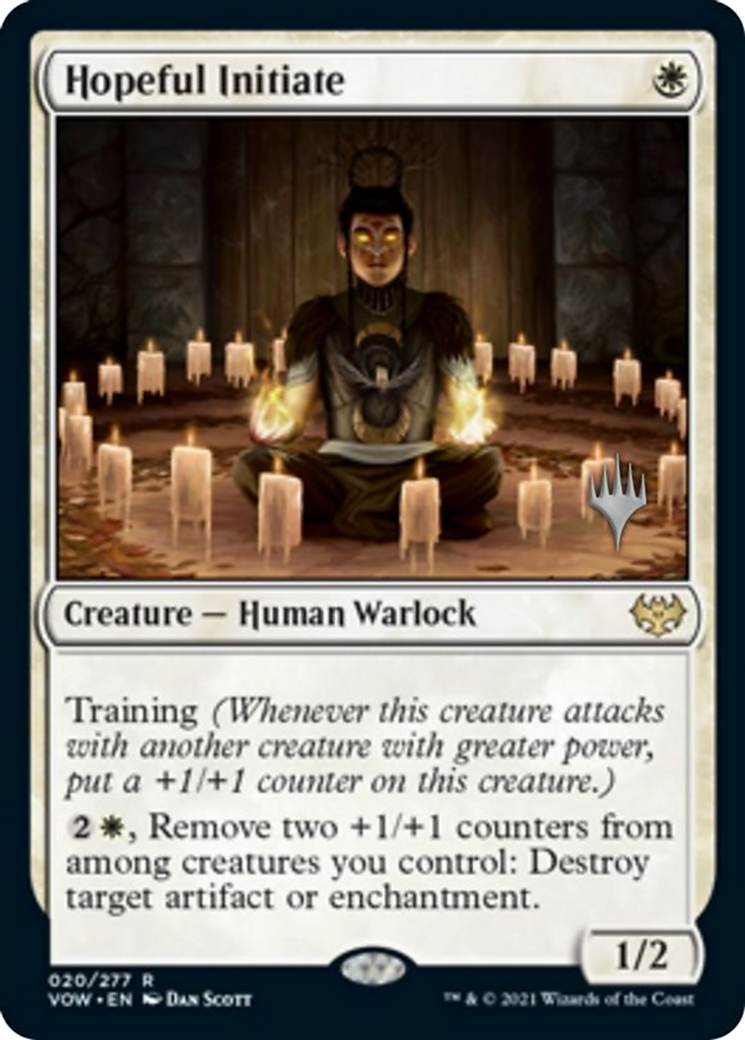 Hopeful Initiate (Promo Pack) [Innistrad: Crimson Vow Promos] | Grognard Games