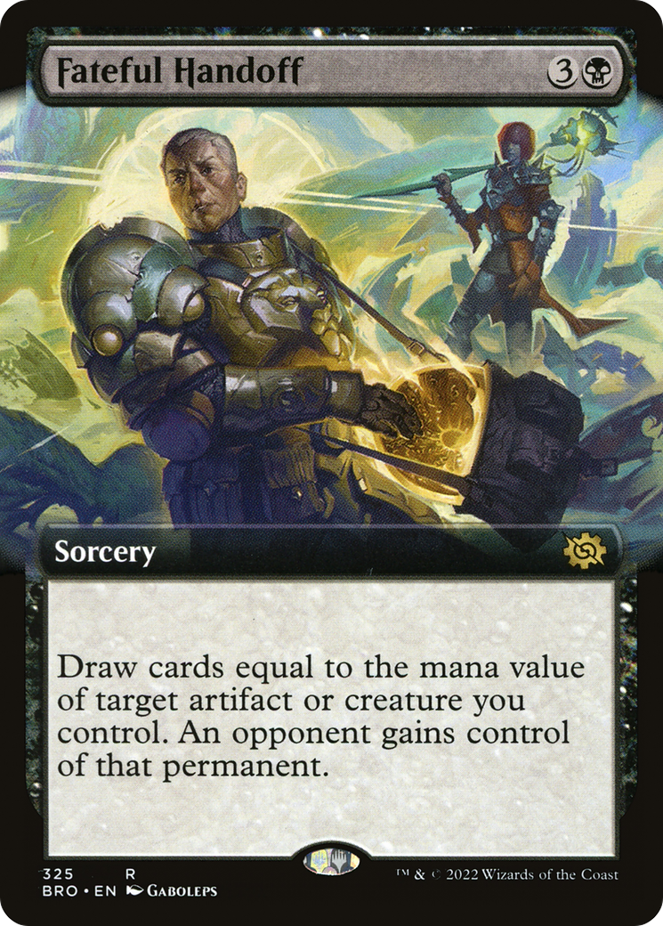 Fateful Handoff (Extended Art) [The Brothers' War] | Grognard Games