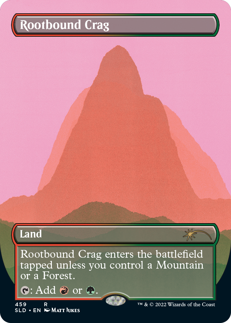 Rootbound Crag (Borderless) [Secret Lair Drop Series] | Grognard Games