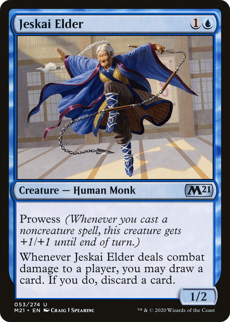Jeskai Elder (M21-053) - Core Set 2021 | Grognard Games