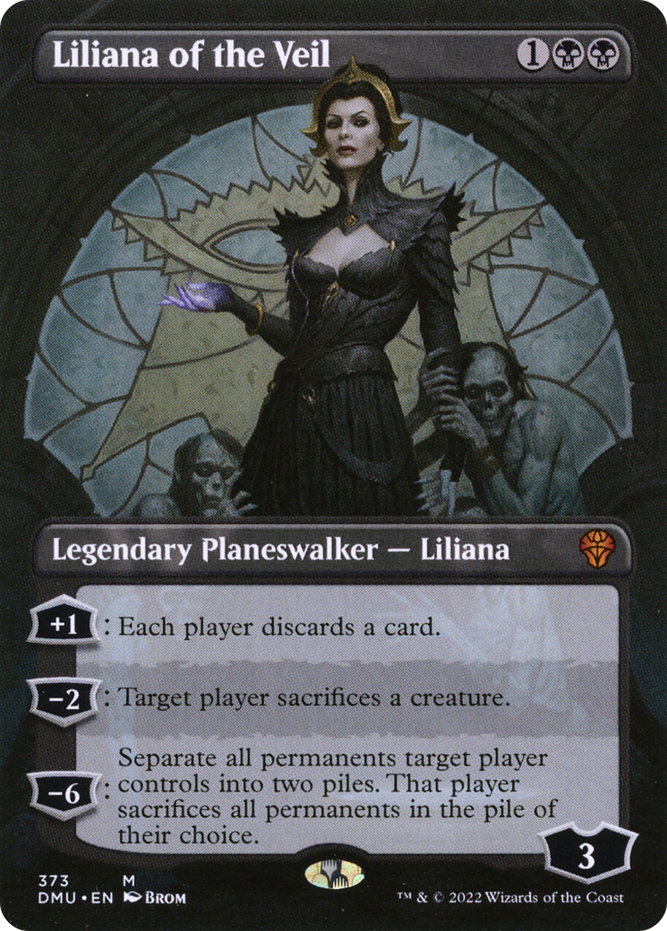 Liliana of the Veil (Borderless) [Dominaria United] | Grognard Games