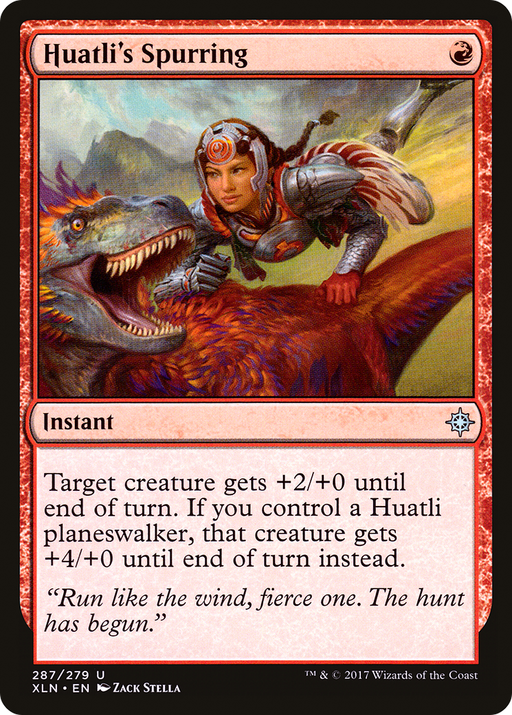 Huatli's Spurring (XLN-287) - Ixalan Foil | Grognard Games