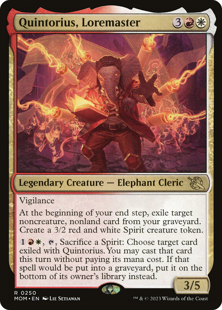 Quintorius, Loremaster [March of the Machine] | Grognard Games
