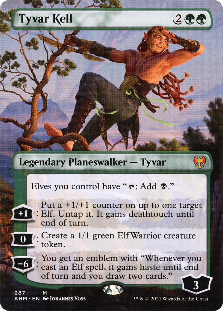 Tyvar Kell (Borderless) [Kaldheim] | Grognard Games