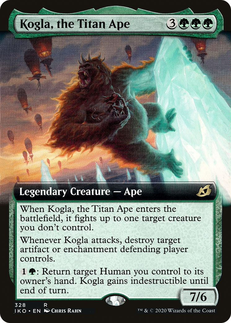 Kogla, the Titan Ape (Extended Art) [Ikoria: Lair of Behemoths] | Grognard Games