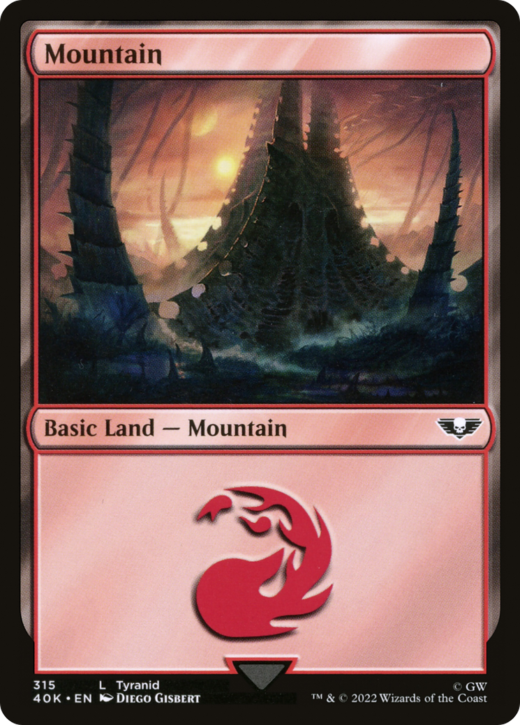 Mountain (315) [Universes Beyond: Warhammer 40,000] | Grognard Games