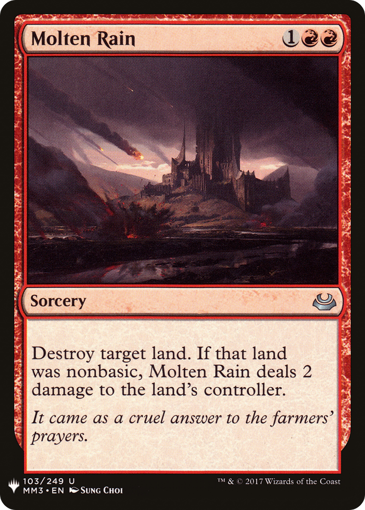 Molten Rain [Mystery Booster] | Grognard Games