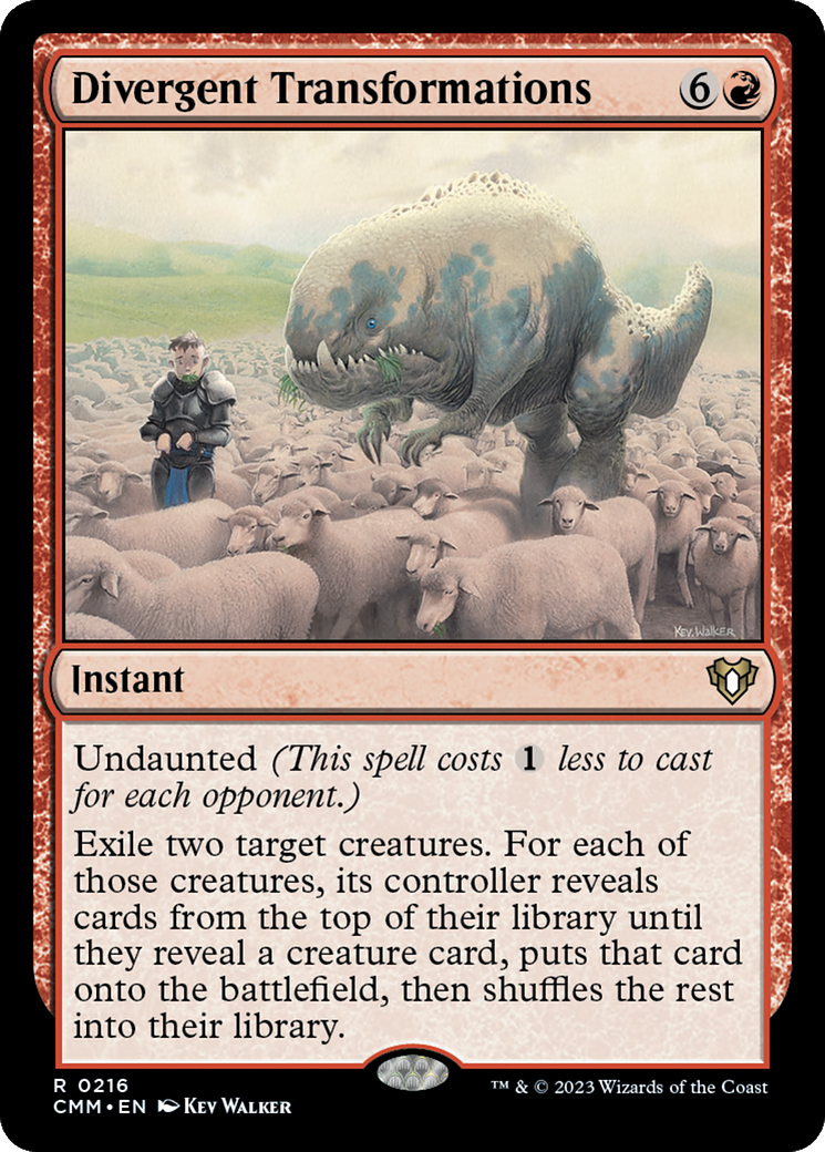 Divergent Transformations [Commander Masters] | Grognard Games