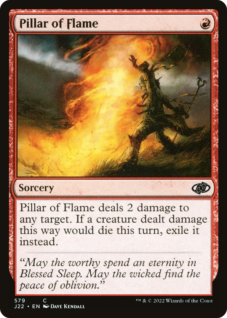 Pillar of Flame [Jumpstart 2022] | Grognard Games