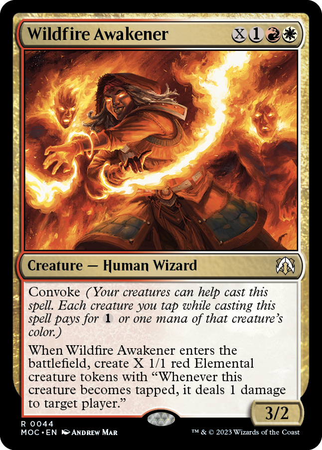 Wildfire Awakener [March of the Machine Commander] | Grognard Games