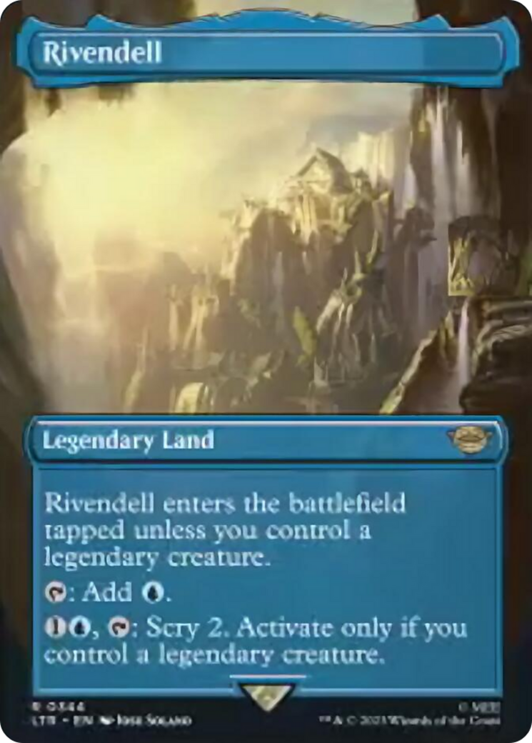 Rivendell (Borderless Alternate Art) [The Lord of the Rings: Tales of Middle-Earth] | Grognard Games