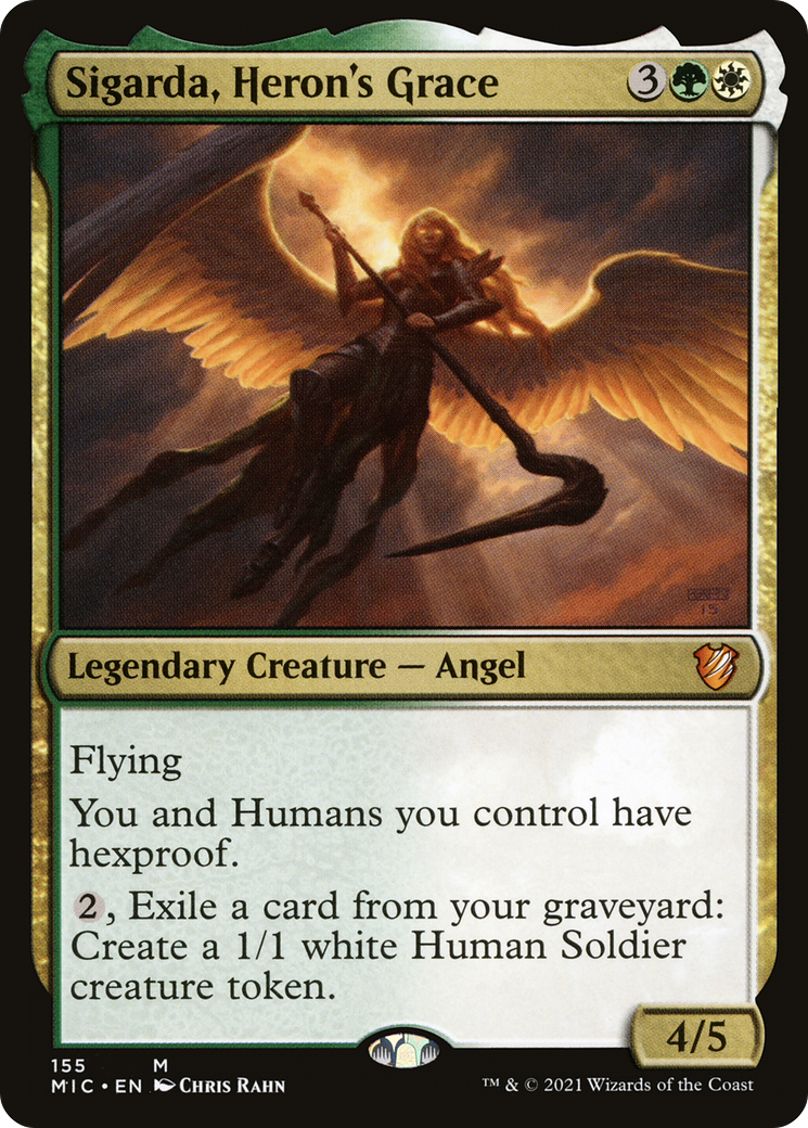 Sigarda, Heron's Grace [Innistrad: Midnight Hunt Commander] | Grognard Games