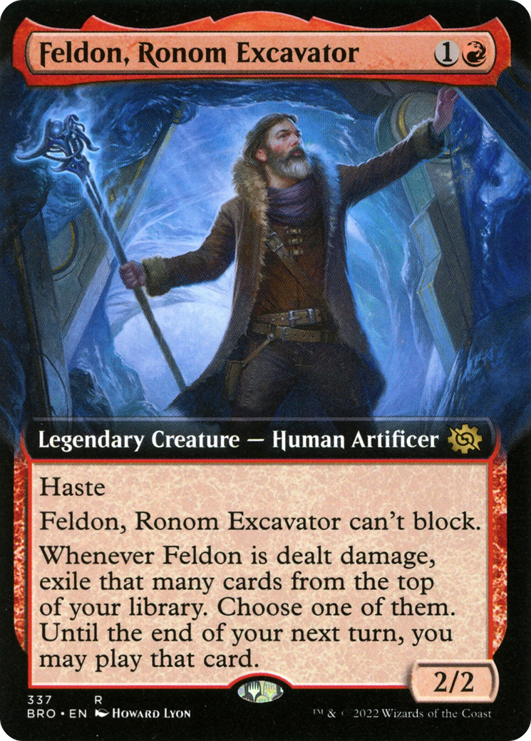 Feldon, Ronom Excavator (Extended Art) [The Brothers' War] | Grognard Games