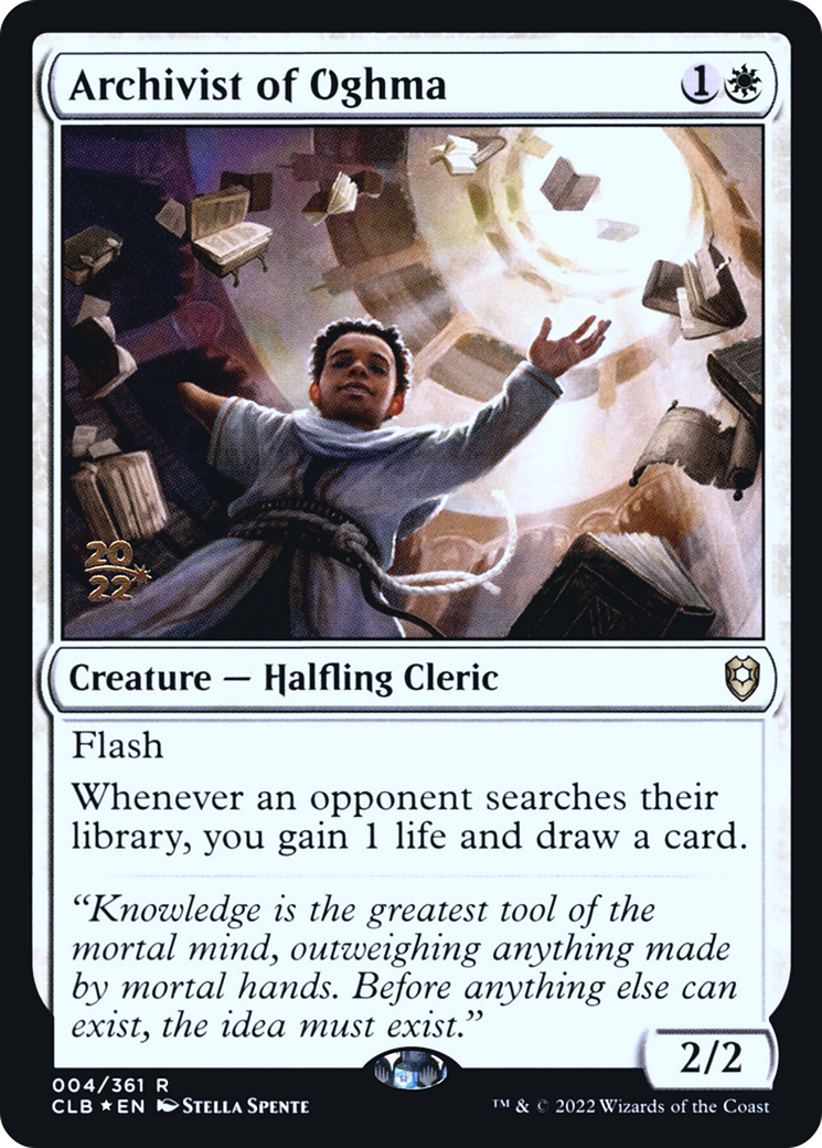 Archivist of Oghma [Commander Legends: Battle for Baldur's Gate Prerelease Promos] | Grognard Games