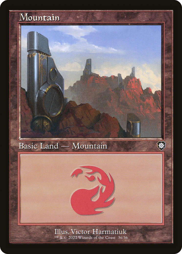 Mountain (036) (Retro) [The Brothers' War Commander] | Grognard Games