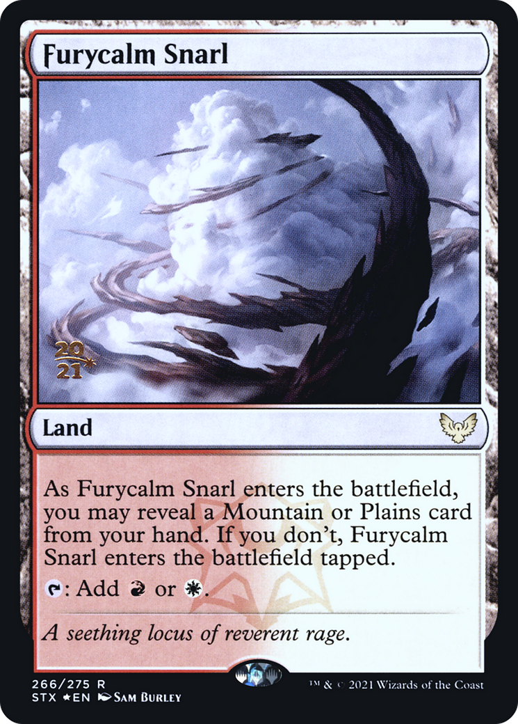 Furycalm Snarl [Strixhaven: School of Mages Prerelease Promos] | Grognard Games