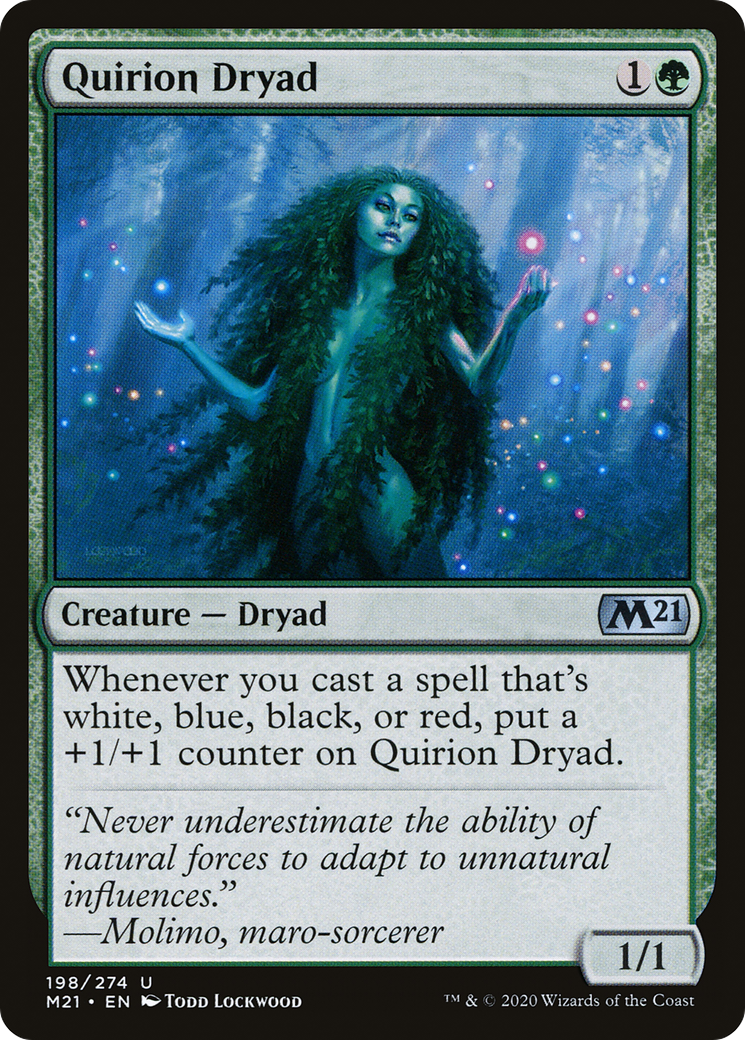 Quirion Dryad (M21-198) - Core Set 2021 Foil | Grognard Games