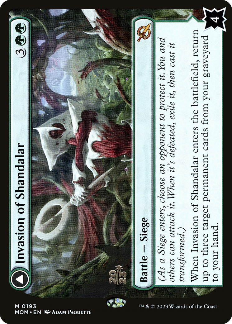 Invasion of Shandalar // Leyline Surge [March of the Machine Prerelease Promos] | Grognard Games
