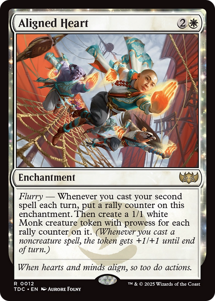 Aligned Heart [Tarkir: Dragonstorm Commander] | Grognard Games