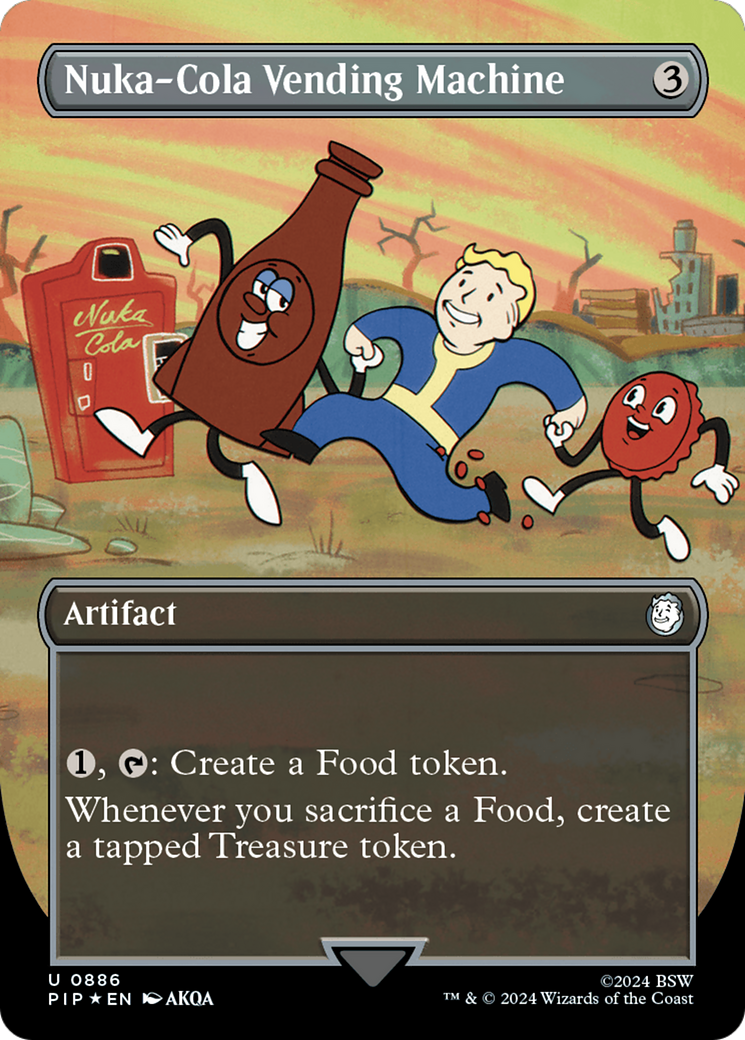 Nuka-Cola Vending Machine (Borderless) (Surge Foil) [Fallout] | Grognard Games