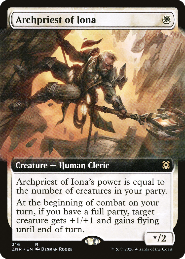 Archpriest of Iona (Extended) [Zendikar Rising] | Grognard Games