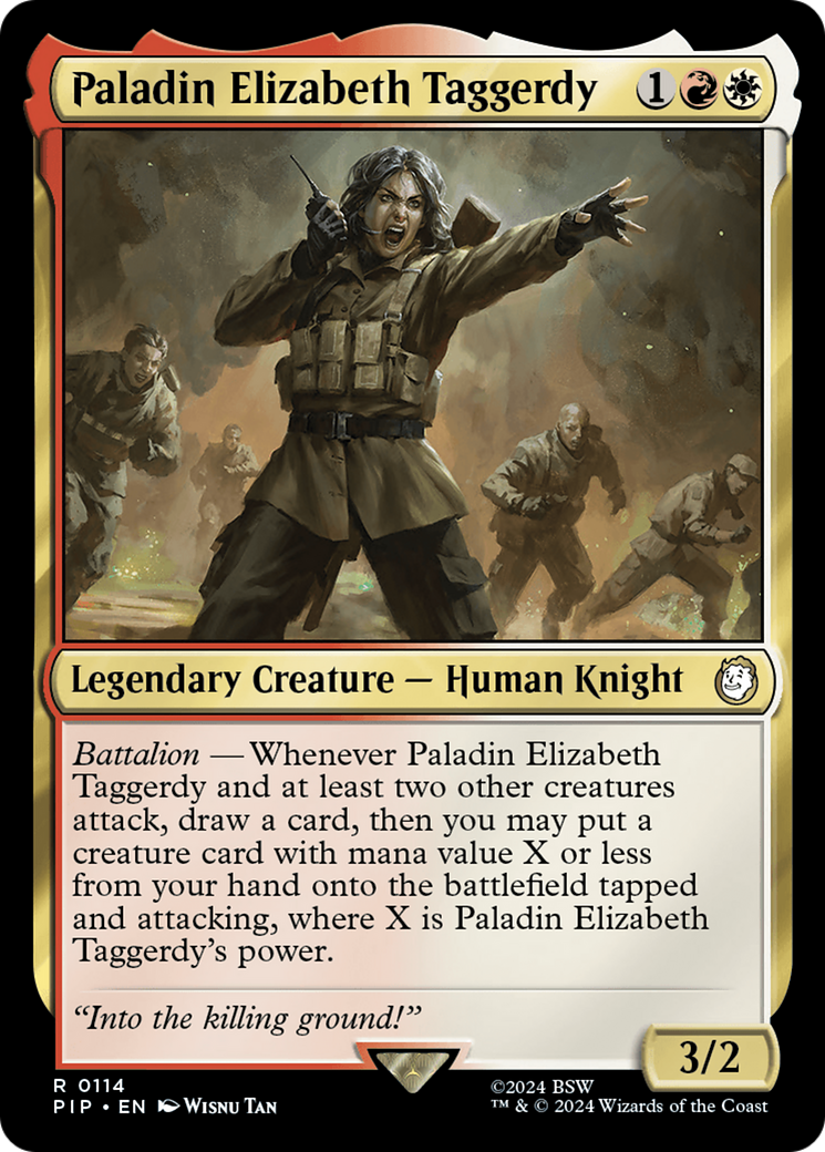 Paladin Elizabeth Taggerdy [Fallout] | Grognard Games